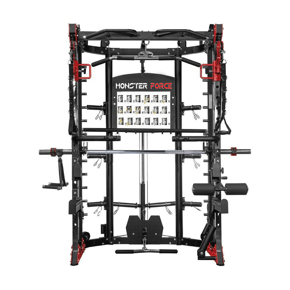 Monster force เครื่องฝึกกล้ามเนื้อรวม Multifunction Smith Machine G9
